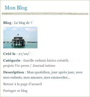 Le blog de ...