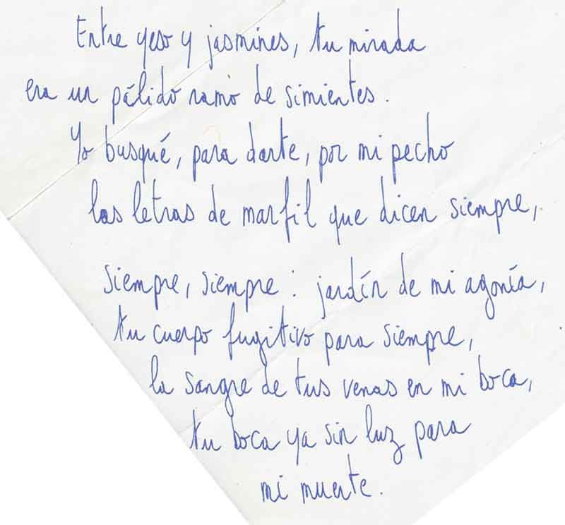 lettre d amour en espagnol