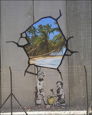 Banksy-gaza Palestine occupée