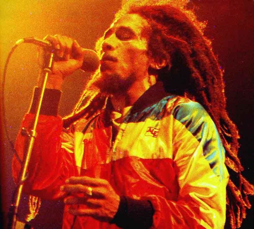 Bob Marley sur scène