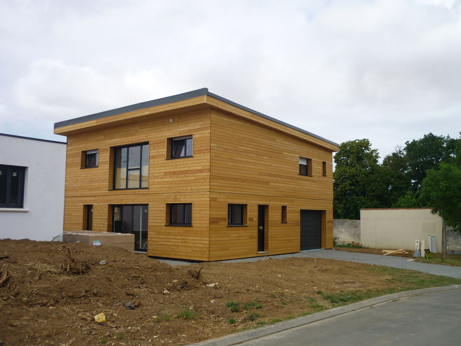 Maison moderne en ossature bois bbc