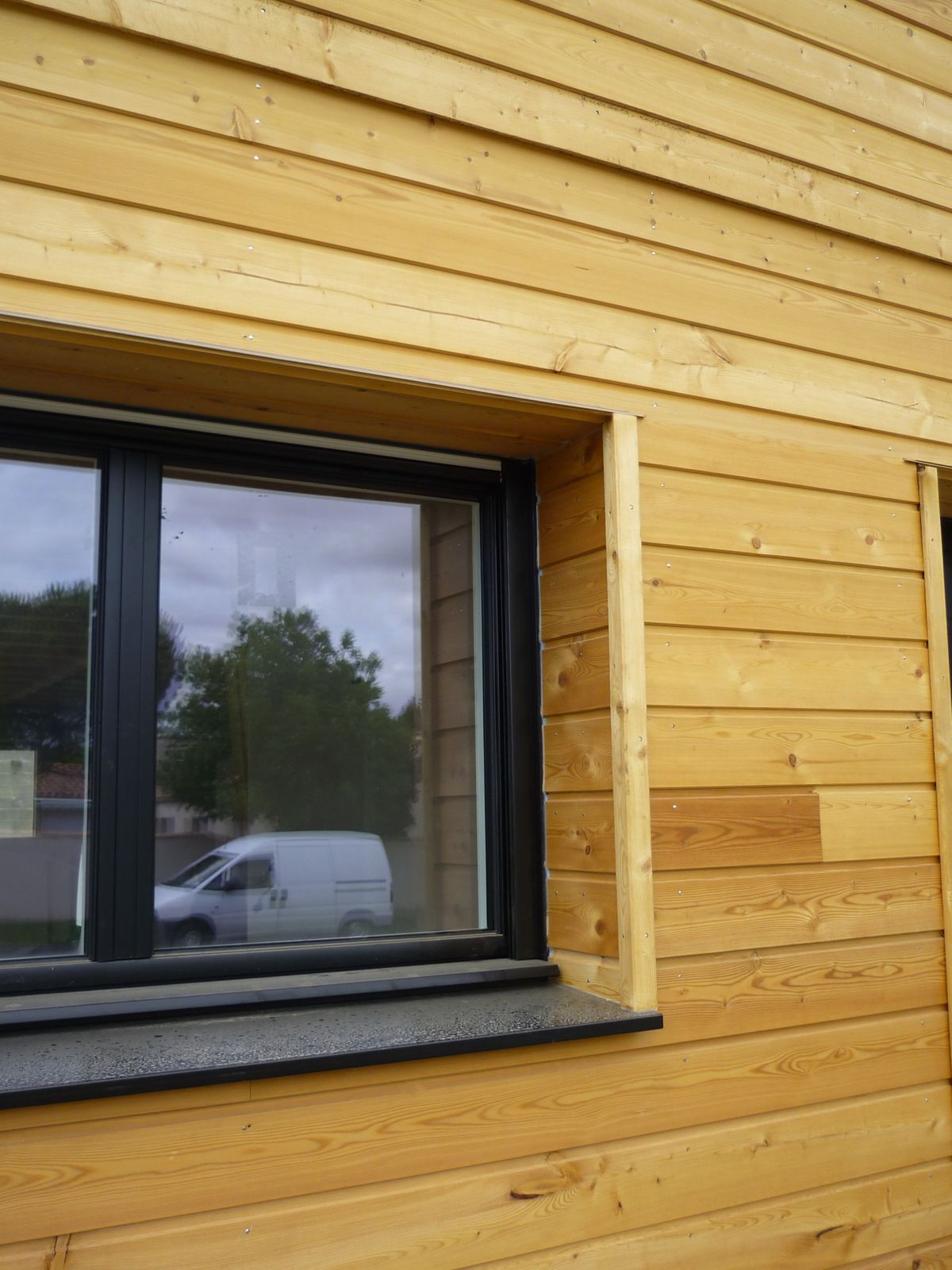 Maison moderne en ossature bois bbc