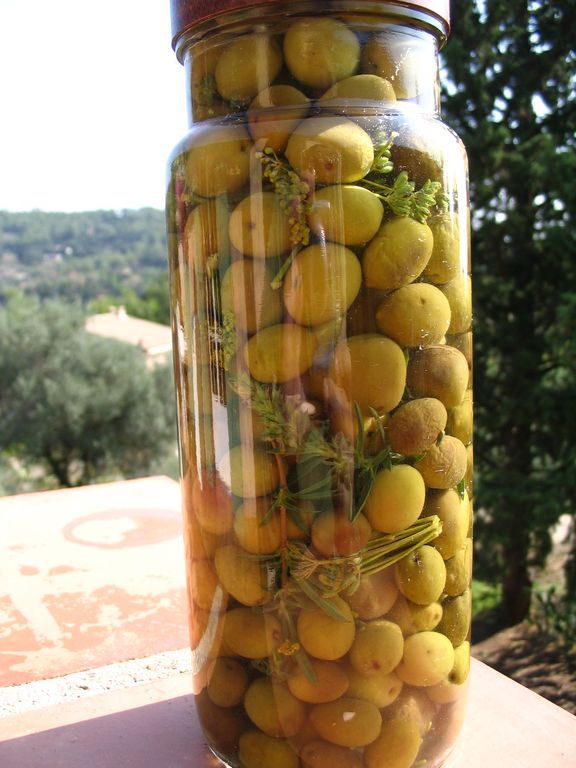 Olives vertes en bocaux (saumure très facile) - La Cachina