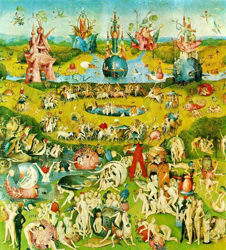 Bosch, La fraise et Le jardin des délices - La recherche du bonheur