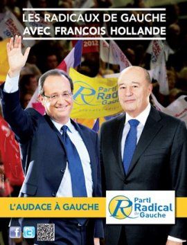 Affiche François Hollande PRG