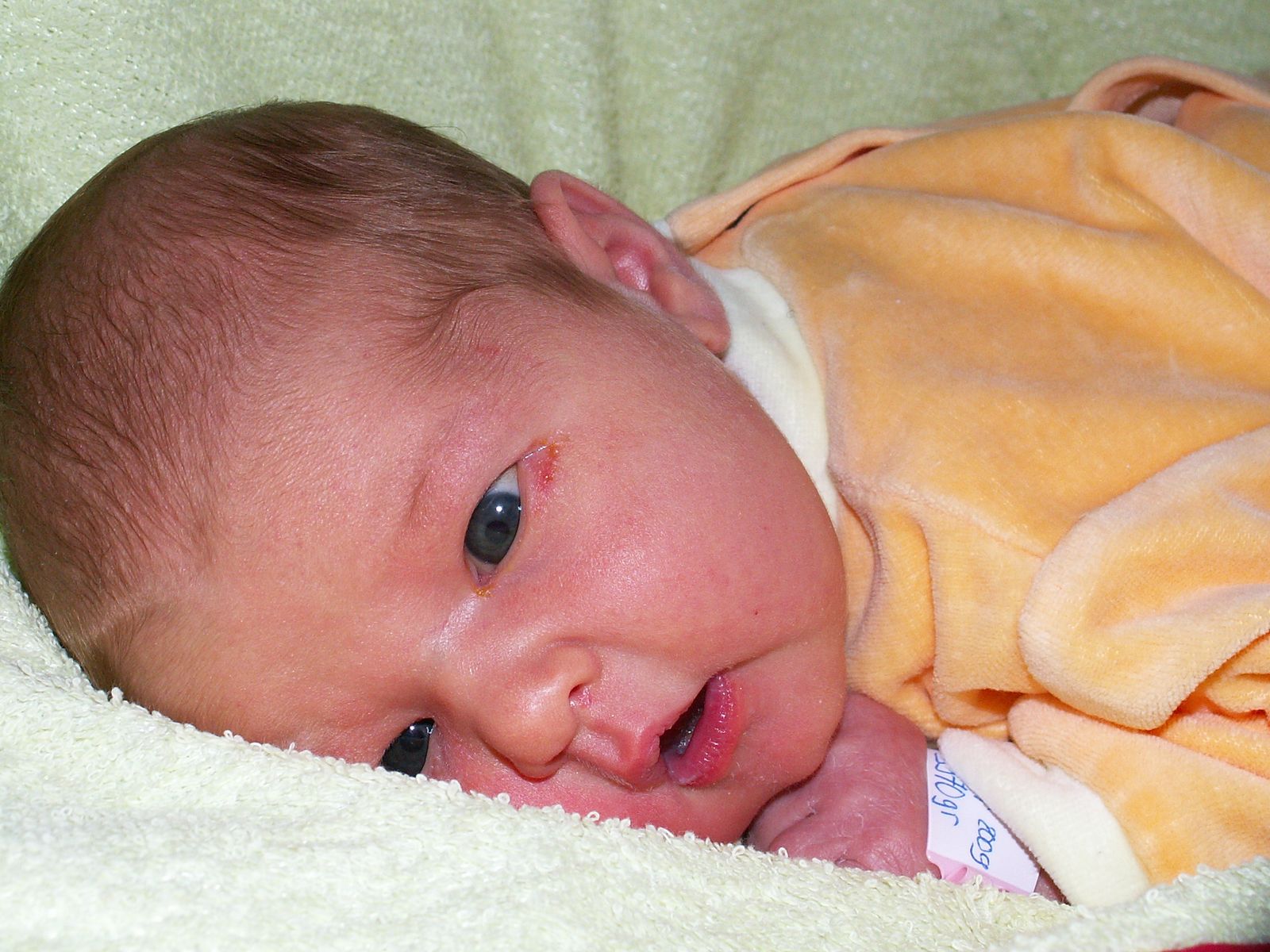 Laurie à la naissance