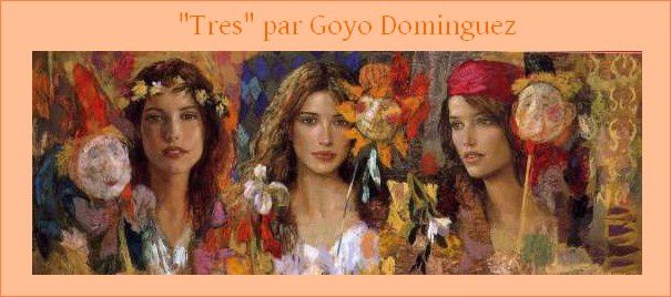 Le Tableau de samedi Tres par Goyo Dominguez