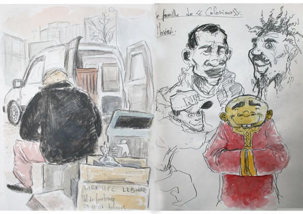 Strips, BD sauvage, BD, Bande dessinée, études, crayonnés