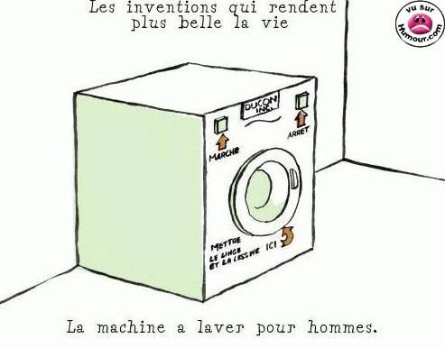 Machine à laver pour homme - Un grand bonjour de la part de mouton fou