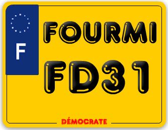 Plaque Fourmi