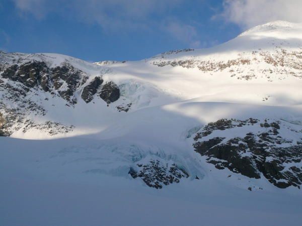 l'Albaron depuis le glacier des Evettes