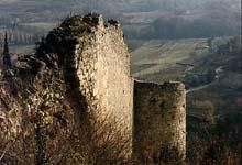 Château de Lacoste à 40 km d'Avignon, demeure ancestrale de la famille de Sade