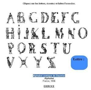 Pour apprendre l'alphabet