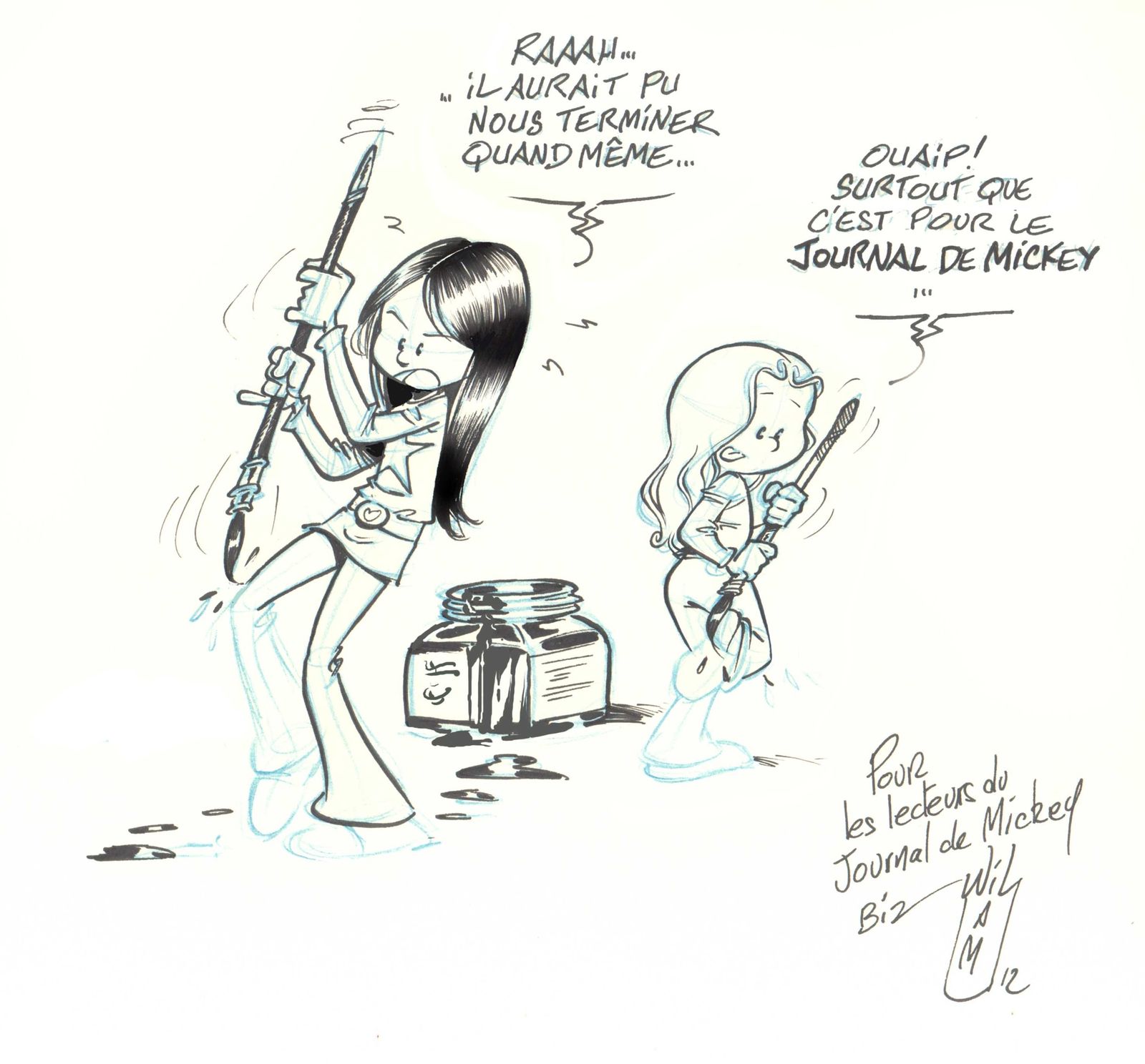 Coloriage Les Sisters Marine Et Wendy goodies - les SISTERS