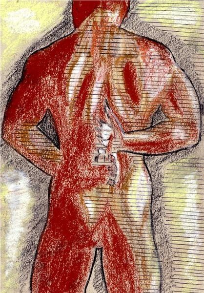 homme effacé by esquisa