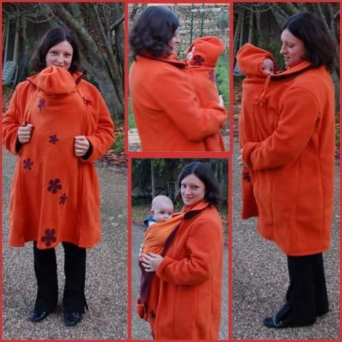 manteau echarpe portage