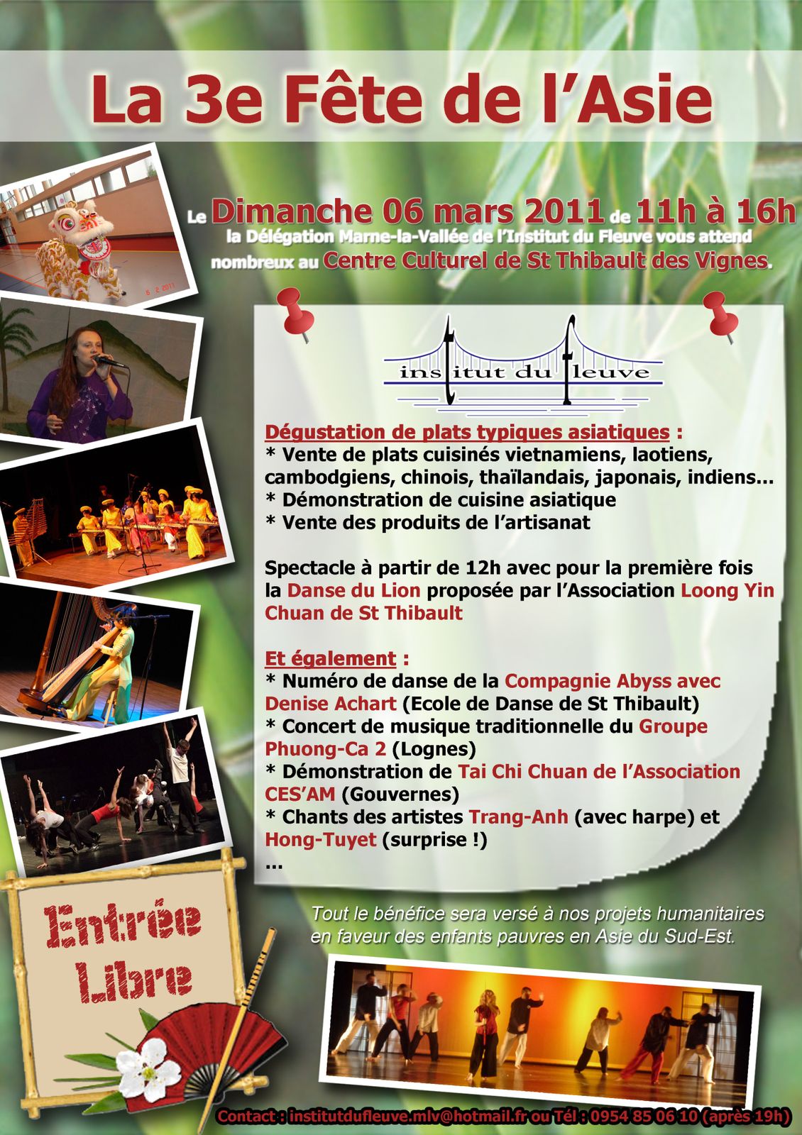 AFFICHE FETE DE L ASIE STV 2011