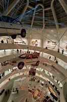 Inopportune: Stage One, 2004 - Nine cars and sequenced multichannel light tubes -Seattle Art Museum, Gift of Robert M. Arnold, in honor of the 75th Anniversary of the Seattle Art Museum, 2006 - Exhibition copy installed at Solomon R. Guggenheim Museum, New York, 2008 - Solomon R. Guggenheim Foundation New York. Photo by David Heald. Inopportune: Stage One, 2004 - Nine cars and sequenced multichannel light tubes -Seattle Art Museum, Gift of Robert M. Arnold, in honor of the 75th Anniversary of the Seattle Art Museum, 2006 - Exhibition copy installed at Solomon R. Guggenheim Museum, New York, 2008 - Solomon R. Guggenheim Foundation New York. Photo by David Heald.