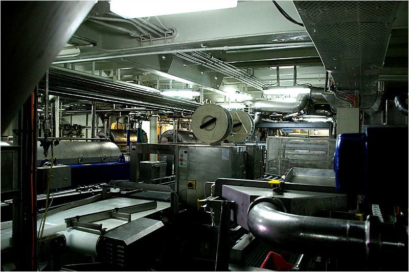 le chalutier usine "Surimi" de la compagnie des Pêches de Saint Malo ouvre ses portes au public.