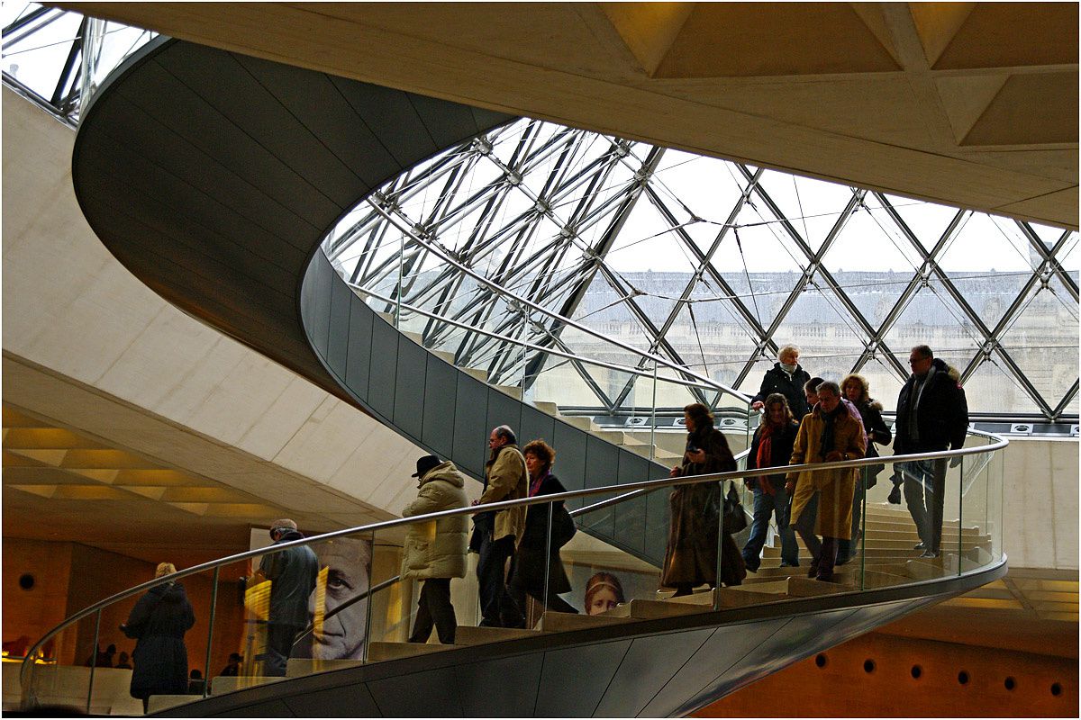 Voici en photos une visite du Louvre en décembre 2010.