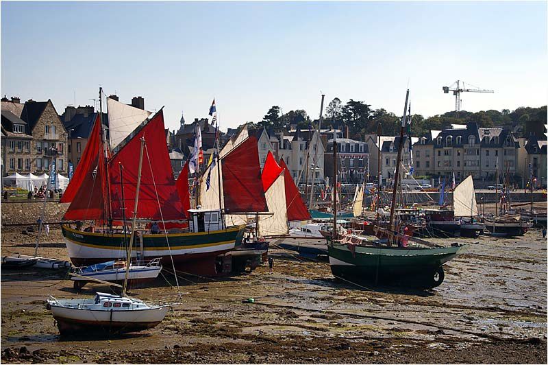 8ème rassemblement des Old Gaffers dans l'anse de Solidor à Saint Malo