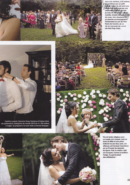 Album , Mariage Valerie Begue Camille Lacourt