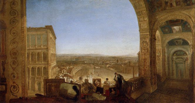 Turner-Rome depuis le Vatican