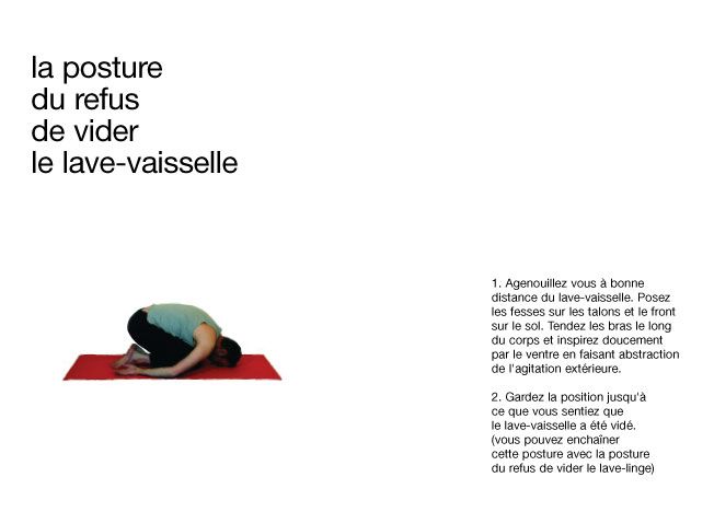 Précision: Ici c'est le chien qui est le prof de Yoga... image drole publiée