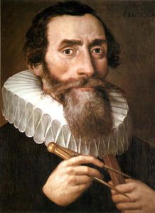 Copie d'un portrait perdu de Johannes Kepler, peint en 1610, qui était conservé chez les Bénédictins de Krems (source : Wikipedia)