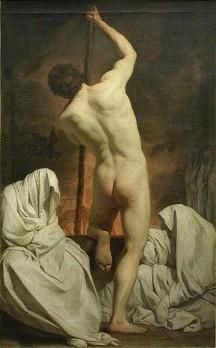 Pierre Subleyras : Caron passant les Ombres (135x83) - Musée du Louvre, Paris