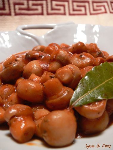 champignons à la grecque