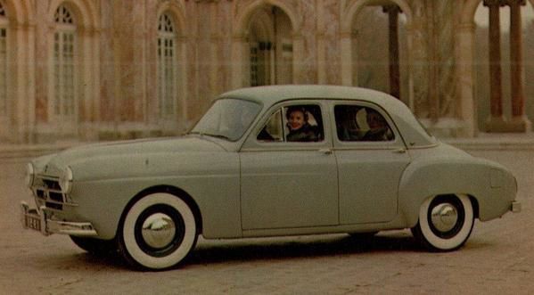 Evolution de la Frégate de 1951 à 1954 - Renault Frégate - la restauration