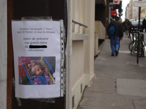 avis de recherche