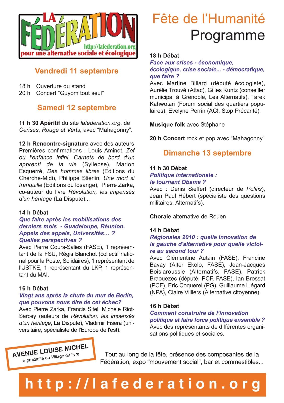 rencontre économique 2010