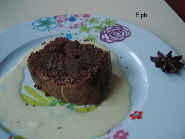 Cake Fondant Au Chocolat Creme Anglaise A La Badiane Miam Du