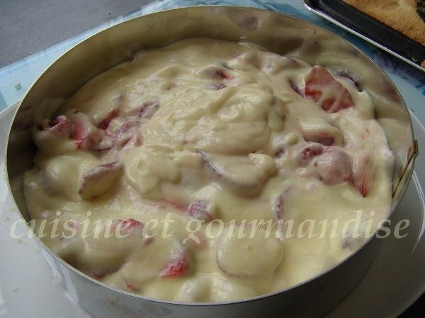 Gâteau pour Erin *génoise, fraises,framboises,crème* (jaclyne copyright)
