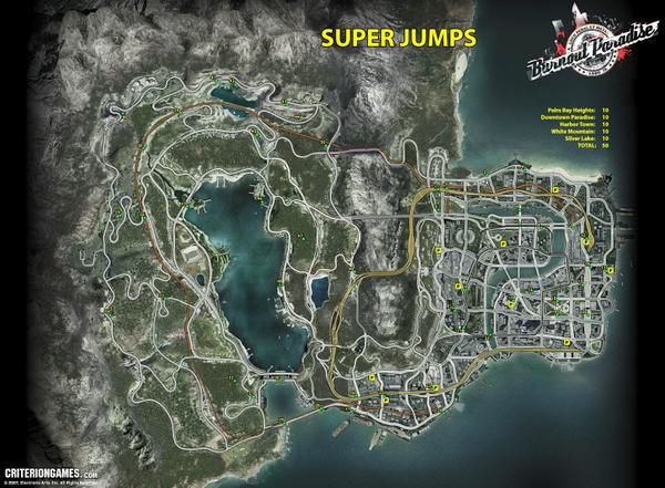Burnout Paradise - Super Jumps