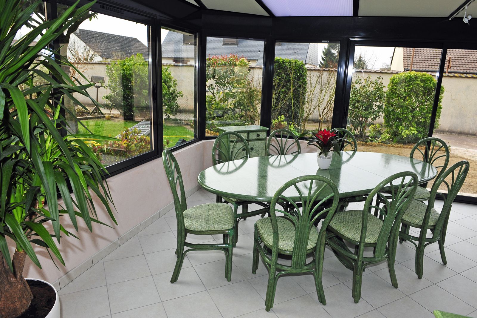 Photos salles a manger en rotin pour verandas et deco interieur ...