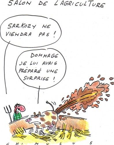 salon de l'agiculture - je lui avais préparé une surprise