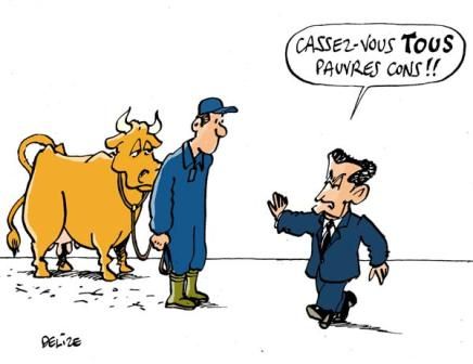 salon de l'agriculture - cassez-vous tous pauvres cons