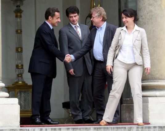 cécile duflot et sarko - septembre 2009