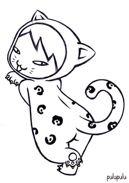 panthère,coloriage panthère,coloriages pour enfants,fantastique,pulupulu