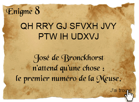 José de Bronckhorst n'attend qu'une chose : le premier numéro de la Meuse.