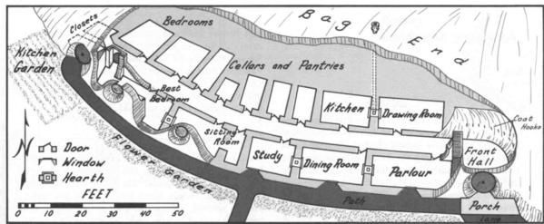 plan maison hobbit