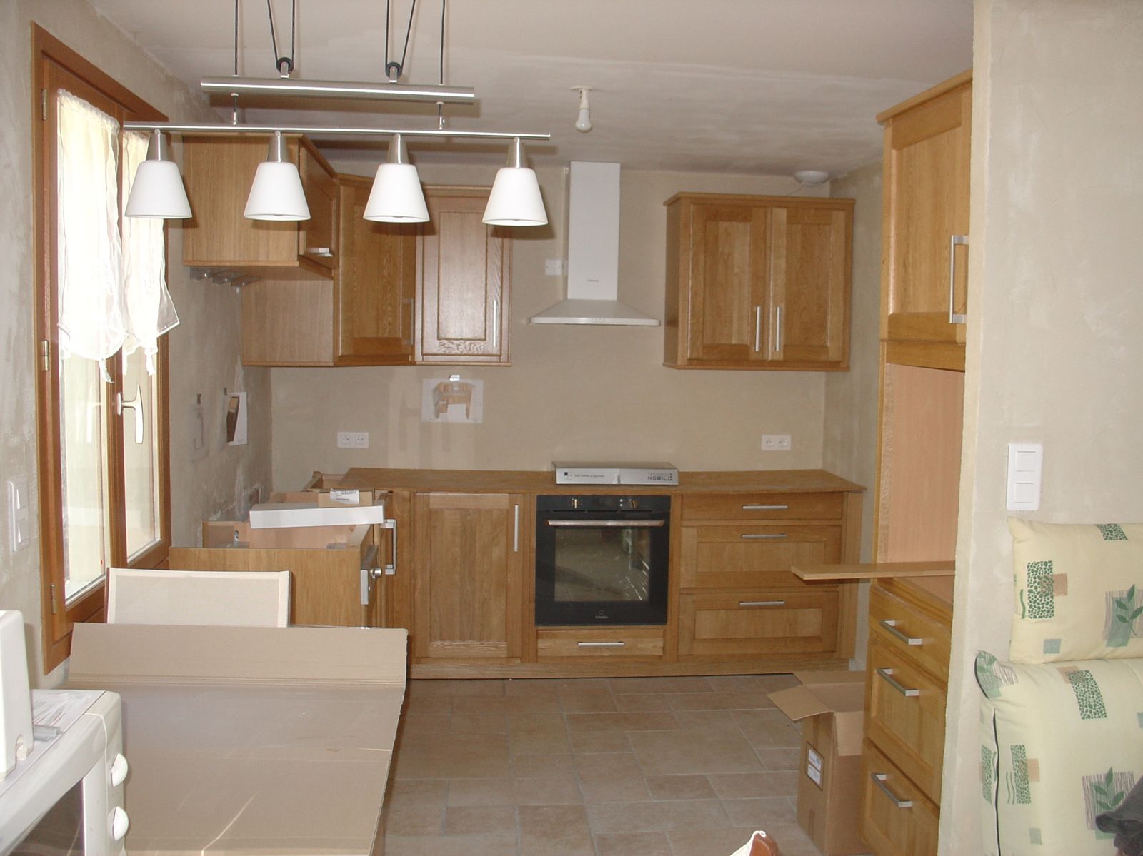 Pose de la cuisine balades et bricolage