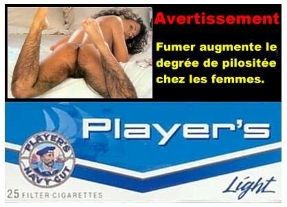 Sur les paquets de cigarettes Photo
