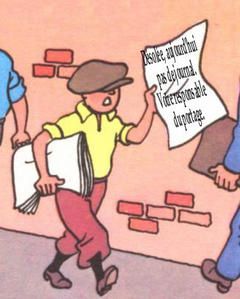 porteur de presse