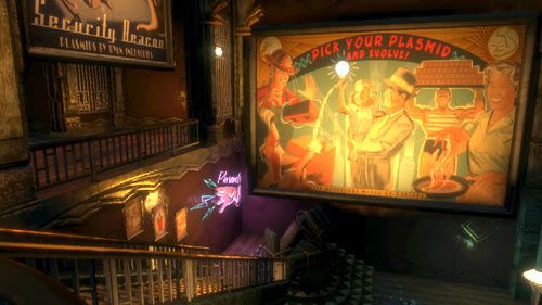 Dans "Bioshock", une esthétique rétro-futuriste mélangeant art déco et design des années 50.