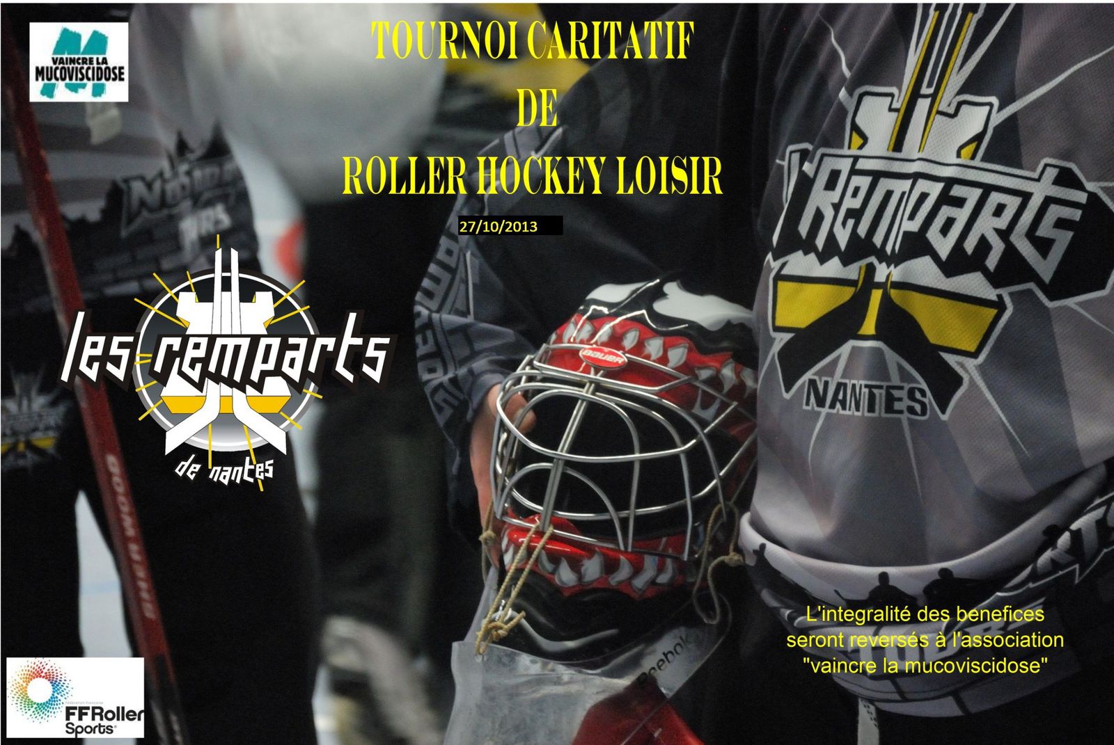Match de Roller Hockey en faveur de "Vaincre la Mucoviscidose". - ASTA NANTES  Roller Sports
