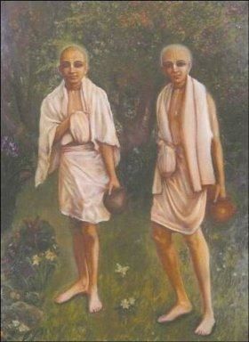 Srila Rupa Gosvami avec son frêre Sanatana Gosvami
